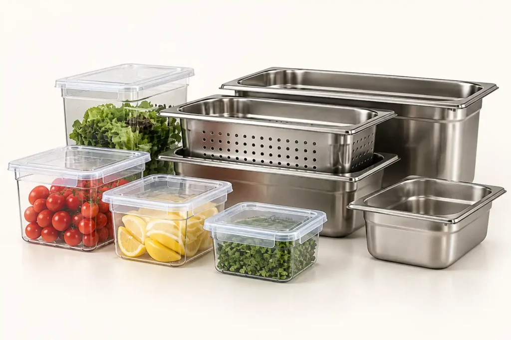 commercial food storage handling containers