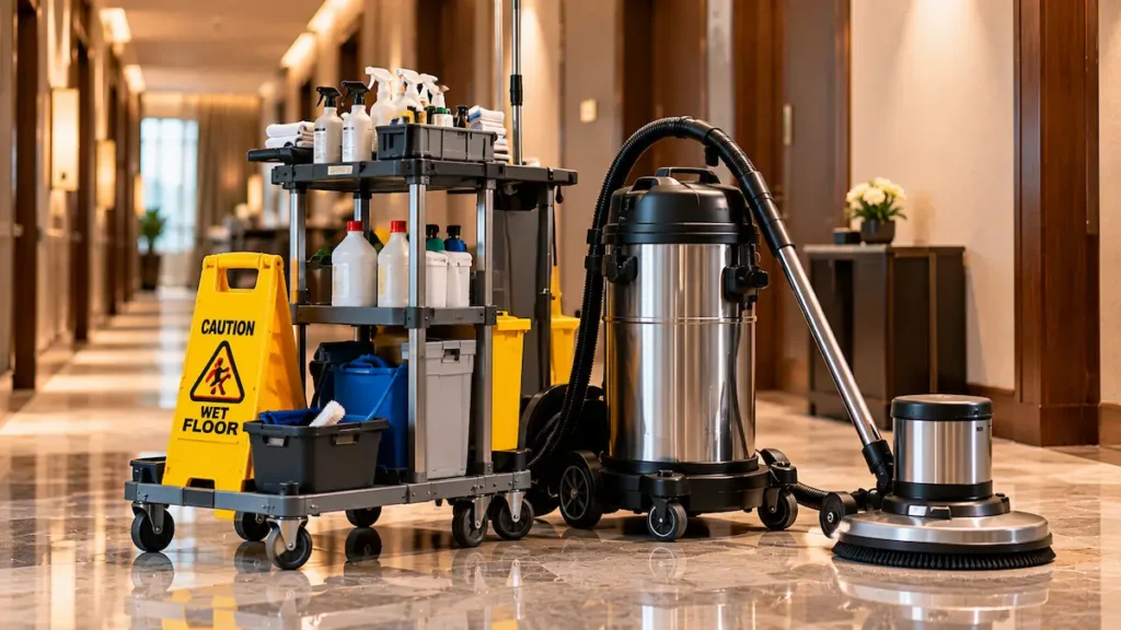 hotel cleaning tools floor care equipment