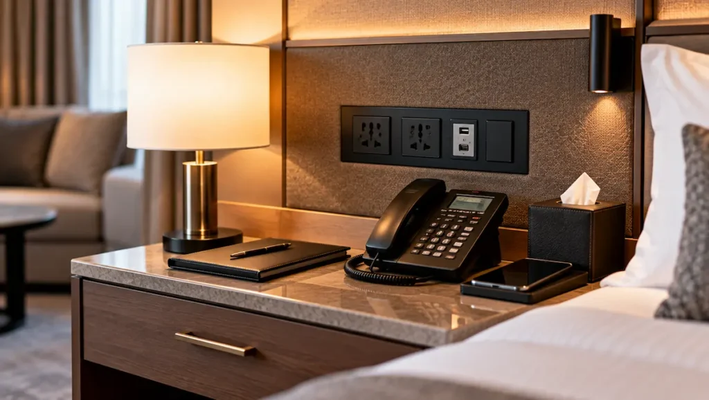 hotel in room electrical convenience equipment