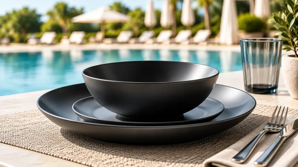 hotel melamine tableware outdoor poolside hotel melamine tableware outdoor poolside