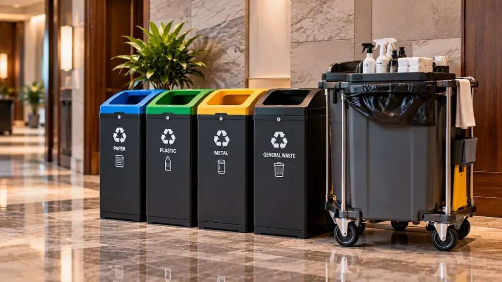 hotel waste handling recycling equipment