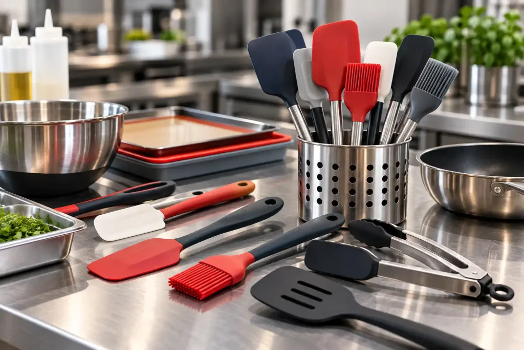 silicone heat resistant kitchen utensils