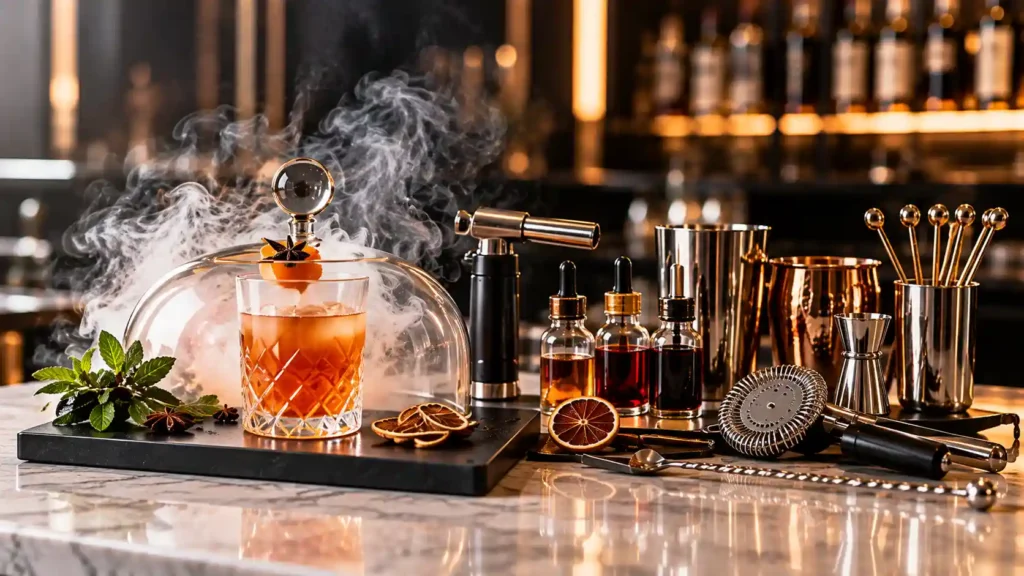 specialty cocktail presentation accessories.